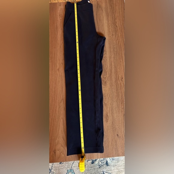 Loft size S women’s navy flat front stretch slacks, dress pants, work, classic - Picture 6 of 7